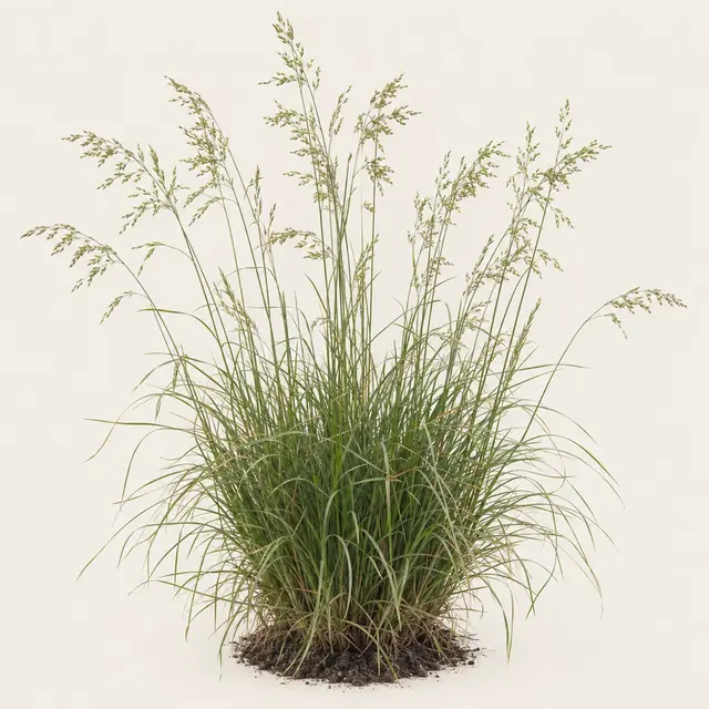 Botanische plaat van Bochtige smele