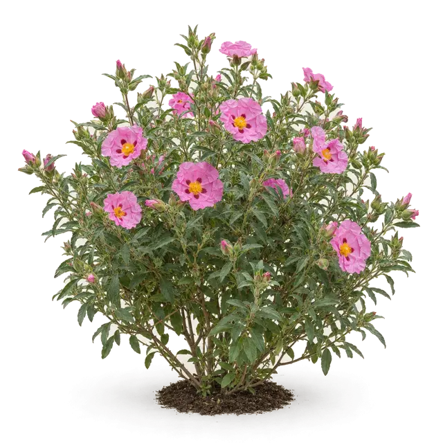 Botanische plaat van Rotsroos