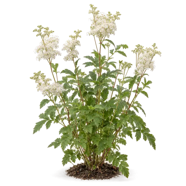 Botanische plaat van Knolspirea