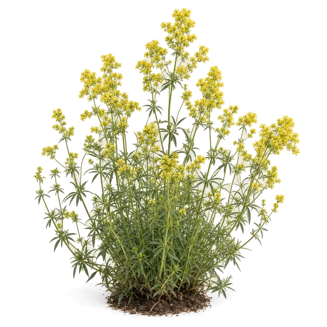 Botanische plaat van Geel walstro