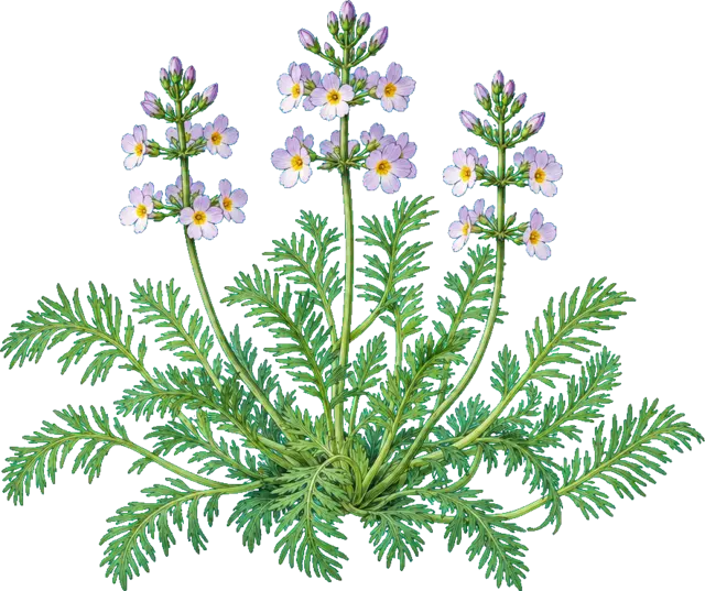 Botanische plaat van Waterviolier