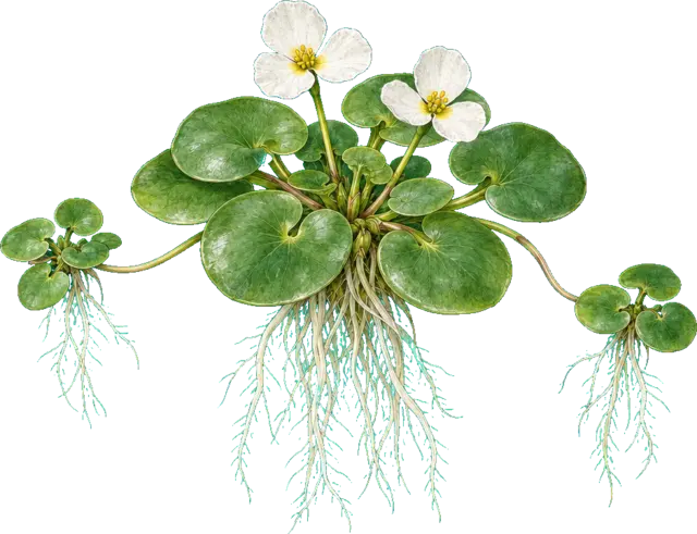 Botanische plaat van Kikkerbeet
