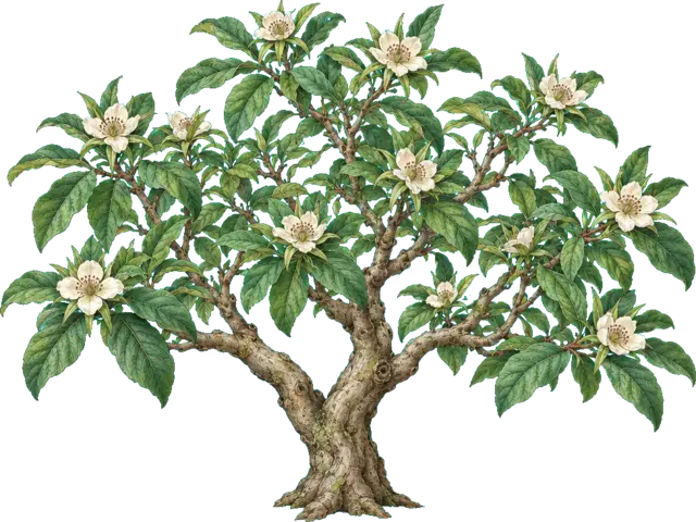 Botanische plaat van Mispel