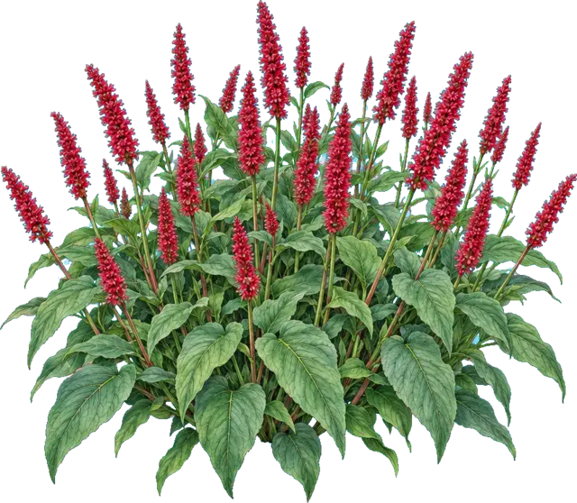 Botanische plaat van Duizendknoop