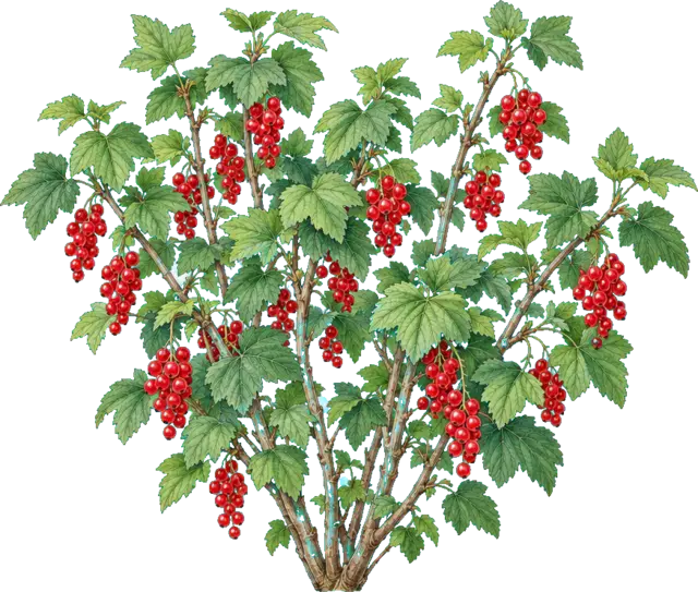 Botanische plaat van Aalbes